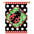 Spotted Ladybug House Flag
