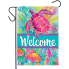 Watercolor Turtle Garden Flag