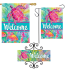 Watercolor Turtle Yard Decor Set