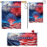 America Fireworks Yard Decor Set