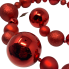 72" Ball Ornament Garland - Red