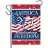 American Freedom Wind Current Garden Flag