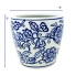 5" Porcelain Chinoiserie Planter