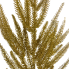 24" Glitter Flocked Gold Pine Spray