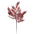 25" Sparkle Leaf Spray - Red