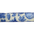 1.5" x 10yd Blue & White Pumpkin Ribbon