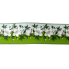 2.5" x 10yd Small Magnolias on White & Green