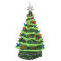 16" Ceramic Light Up Tree - Green
