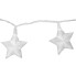 11' Paper Star String Lights-White