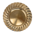 13" Plastic Gold Spiral Charger Plate