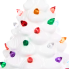 7.5" Ceramic Light Up Tree - White