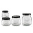 4 Piece Harvest Festival Glass Canister Set