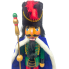 15" Velvet Coated Nutcracker