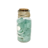 5" Glass Bottle- Blue Seaglass & Shells