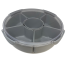 3.9 Qt. Fresh & Seal Rotating Tray- Grey