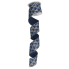 2.5" x 10yd Navy Blue with Glitter Lattice Pattern Ribbon