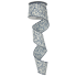 2.5" x10yd Foliage Swirls in Blue Ribbon