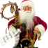 16" Santa w/ Gold Staff & Nice List