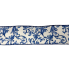 2.5" x10yd Chinoiserie Swirl on White Ribbon