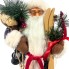17" Santa w/ Wooden Skis