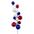 Red, White & Blue Ornament Spray