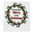 You Put The Merry Stitched Tea Towel