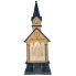11" Angelic Church Glitter Lantern