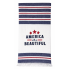 Striped America the Beautiful Kitchen Towel