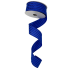 1.5" x10yd Deep Blue w/ Sparkle Stiped Ribbon