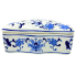 8" Porcelain Chinoiserie Trinket Box