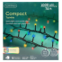 74FT 1000 LED Multicolor Twinkle Christmas Lights