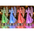 13" Decorative Light-Up Angel Holding Bird