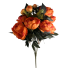 19" Peony Bush-Orange/Red