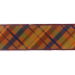 2.5" x 10yd Fall Bais Plaid Blue/Orange