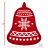 Jingle Bell Potholder & Red Plaid Kitchen Towel Set