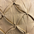 16" Diamond Tuck Camel Indoor Pillow