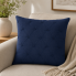 18" Diamond Tuck Navy Indoor Pillow