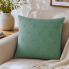 18" Diamond Tuck Seaglass Indoor Pillow
