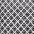 16" Bianca Black Geometric Woven Indoor Pillow