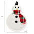 Snowman Potholder & Plaid Kitchen Towel Set