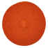 15" Essex Round Placemat- Sienna Orange