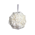 7.5" Rose Ball- White