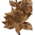 27" Poinsettia Leaf Spray- Tan