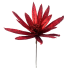 19" Pointed Poinsettia Stem - Red