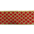 2.5" x100ft Crimson & Gold Diamond Ribbon
