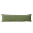 36" Green Kantha Stitch Lumbar Pillow