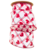 2.5" x 10yd Red Glitter Heart on Bias Plaid Wired Ribbon