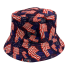 American Flag Bucket Hat - Blue