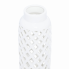 11.5" White Ceramic Lattice Decorative Vase