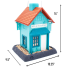 Village Collection Bed & Breakfast Bird Feeder
